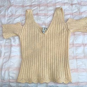 H&M yellow tank top